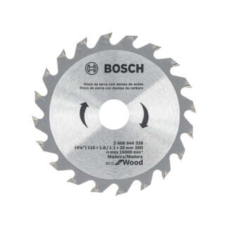 Disco de Corte para Madera de 7 1/4'' x 24d x 7/8'' Bosch