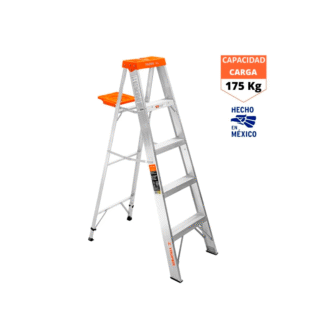 Escalera Tipo Tijera Simple Acceso de 4 Pasos Tipo II "Truper" 10264
