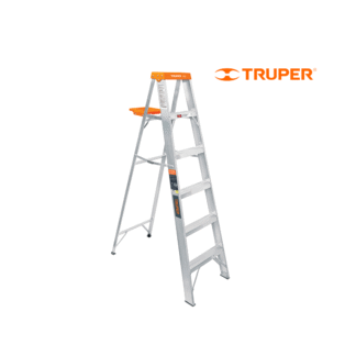 Escalera Tipo Tijera Simple Acceso de 5 Pasos Tipo II “Truper” 10335