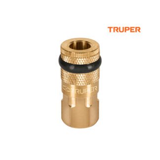 Acople rápido de latón hembra TRUPER