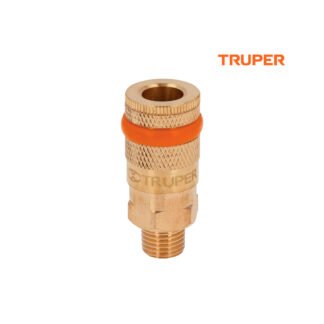 Acople rápido de latón macho TRUPER