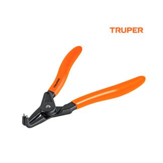 Alicate punta a 90° 6-3/4" para abrir anillos TRUPER
