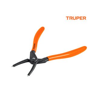 Alicate punta recta 7" para cerrar anillos TRUPER