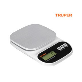 Balanza digital, plato de acero inoxidable 5 kg TRUPER