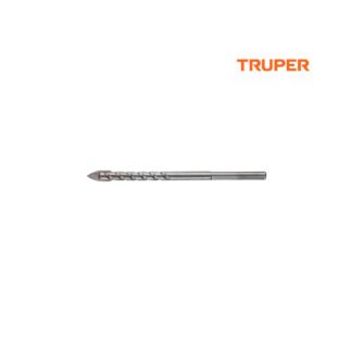 Broca para vidrio y mayólica 3/16" cuerpo de espiral TRUPER