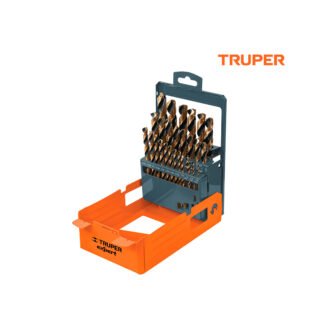 Juego de 29 brocas HSS para metal TRUPER