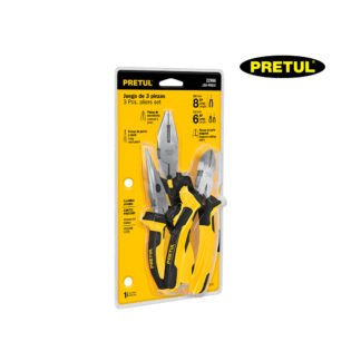 Juego de 3 Alicates Comfort Grip PRETUL