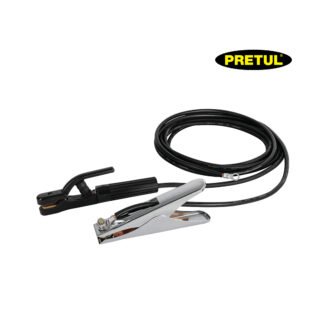 Juego de cables con tenazas para soldar PRETUL