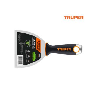 Espátula flexible 5" acero inoxidable, mango Comfort Grip TRUPER