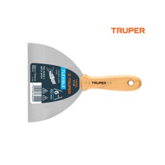 Espátula flexible 6" con mango de madera TRUPER