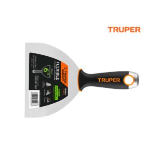 Espátula flexible 6″ acero inoxidable, mango Comfort Grip TRUPER