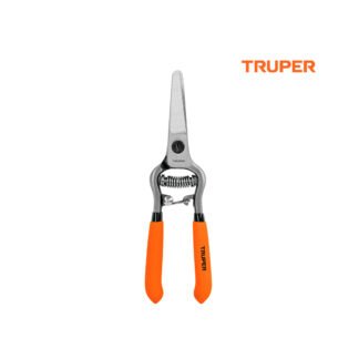 Tijera forjada para poda 6" recta, corte de frutas TRUPER