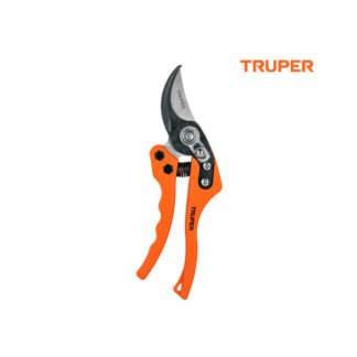 Tijera para poda 8" de nylon con cuchillas acero TRUPER