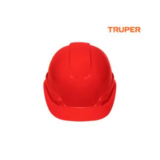 Casco de seguridad ajuste de ratchet rojo TRUPER