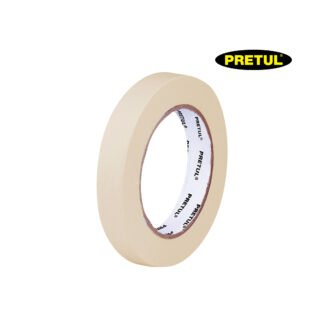 Cinta masking tape de 18 mm x 50 m para pintor PRETUL