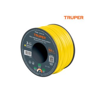Hilo redondo para desbrozadora en carrete 3 mm x 168 m TRUPER