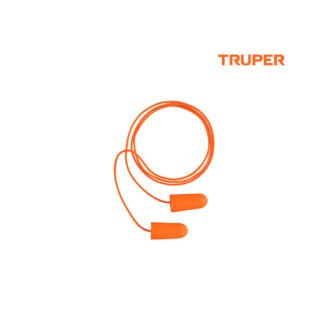 Tapón auditivo desechable de espuma con cordón TRUPER