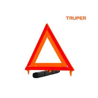 Triángulo de seguridad 17" con estuche plástico TRUPER