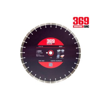 Disco diamantado de corte para concreto 18″ 369 INDUSTRIAL