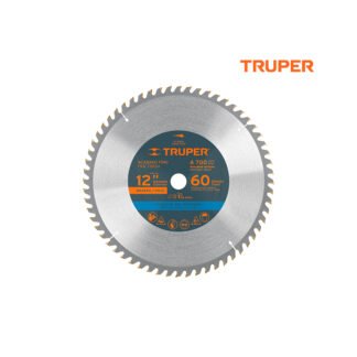 Sierra circular de 12" para madera, 60 dientes TRUPER