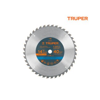 Sierra circular de 14" para madera, 40 dientes TRUPER