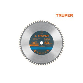 Sierra circular de 14" para madera, 60 dientes TRUPER