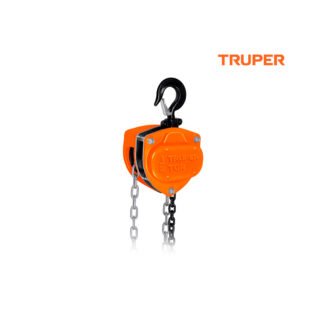 Tecle de cadena 1/2 tonelada TRUPER