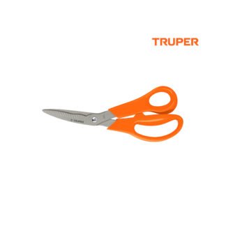 Tijera multiusos 8" cuchillas dentadas TRUPER