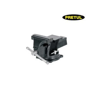 Tornillo de banco 5" de hierro gris PRETUL