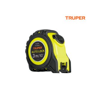 Wincha Auto-Lock 3 m resistente a impactos TRUPER