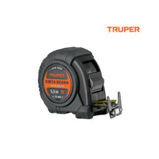 Wincha cinta negra 5.5 m resistente a impactos TRUPER