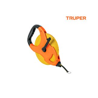 Wincha larga 100 m de fibra de vidrio, tipo cruceta TRUPER 12645