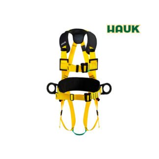 Arnés Integral Dieléctrico con Apoyo Lumbar de 3 Anillas y 4 Hebillas HAUK