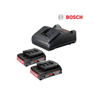 Starter Kit 18V 2 Baterías con 2.0 Ah + Cargador BIVOLT GAL 18V-20 Professional BOSCH