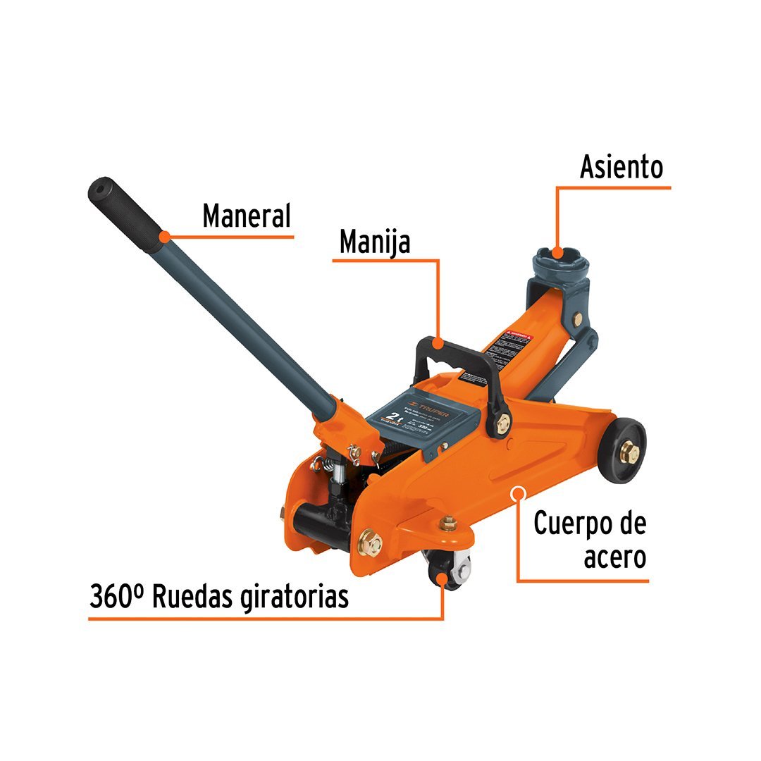 gata hidráulica tipo lagarto 2 t maletín truper gata hidráulica tipo lagarto 2 t maletín truper