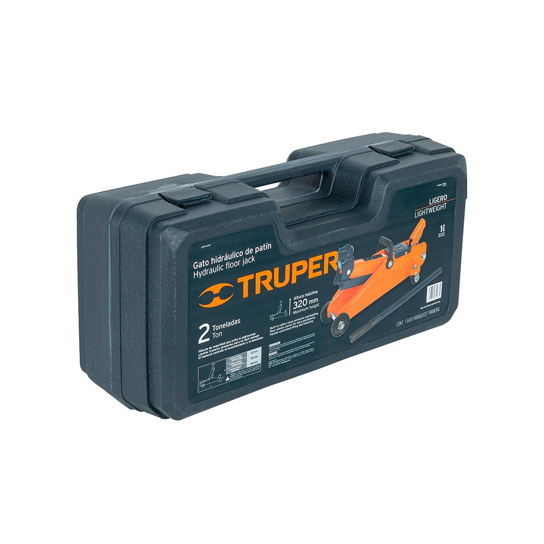 gata hidráulica tipo lagarto 2 t maletín truper gata hidráulica tipo lagarto 2 t maletín truper