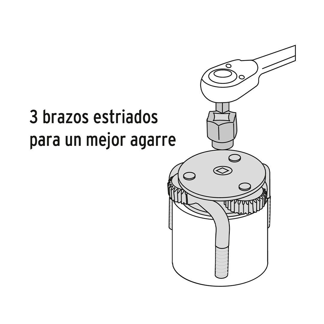 llave de 3 puntos para filtro de aceite truper llave de 3 puntos para filtro de aceite truper